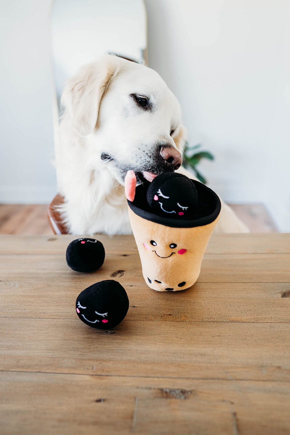 ZippyPaws Burrow soft fabric design offers comfort during extended play.
