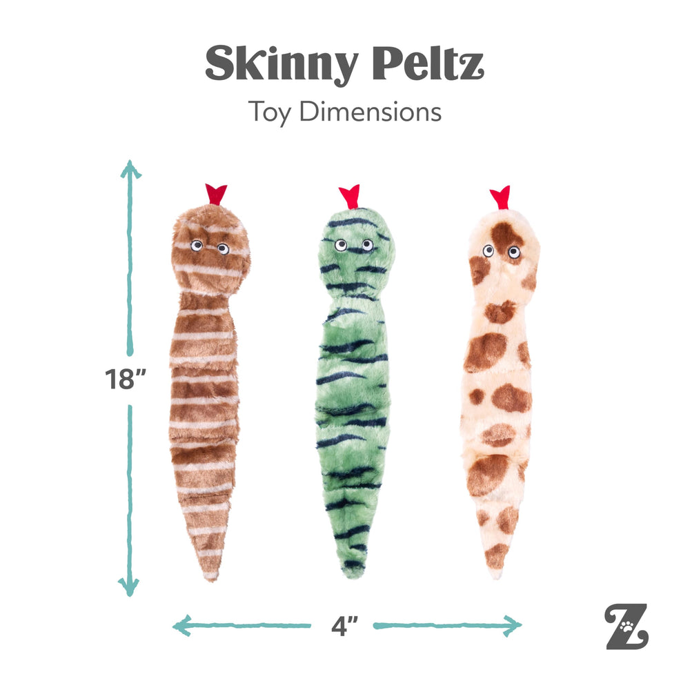 ZippyPaws Skinny Peltz Desert Snakes trio provides varied play themes for dogs.