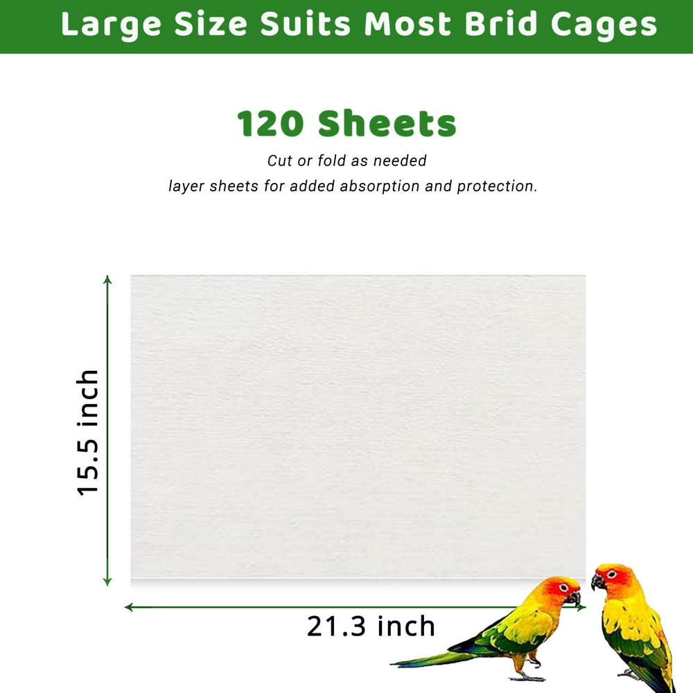ZIQON precut liner papers for easy cage maintenance