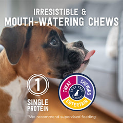 ZIWI Lamb Trachea close-up highlighting high-protein, single-ingredient chew.