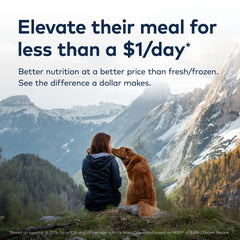 ZIWI Peak chicken meat and organs image highlighting a rich protein blend for dogs.