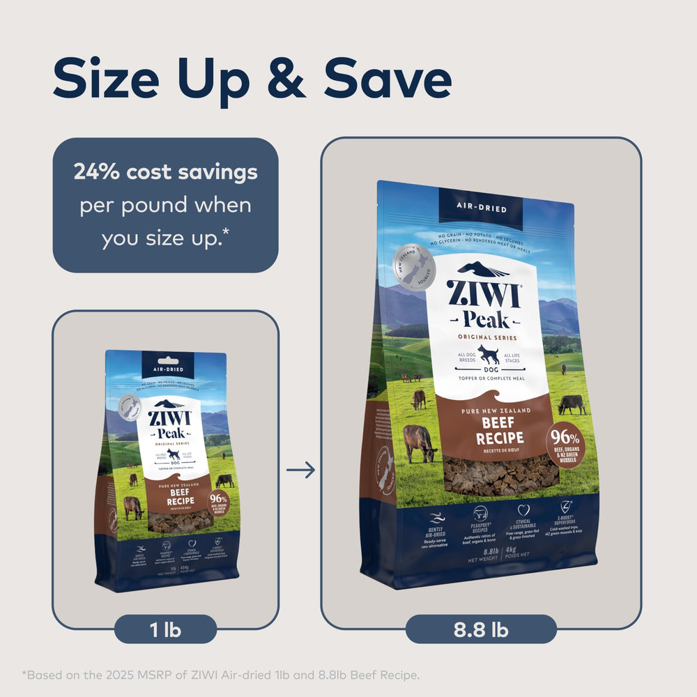 ZIWI Peak complete meal or toppers offer versatile feeding options