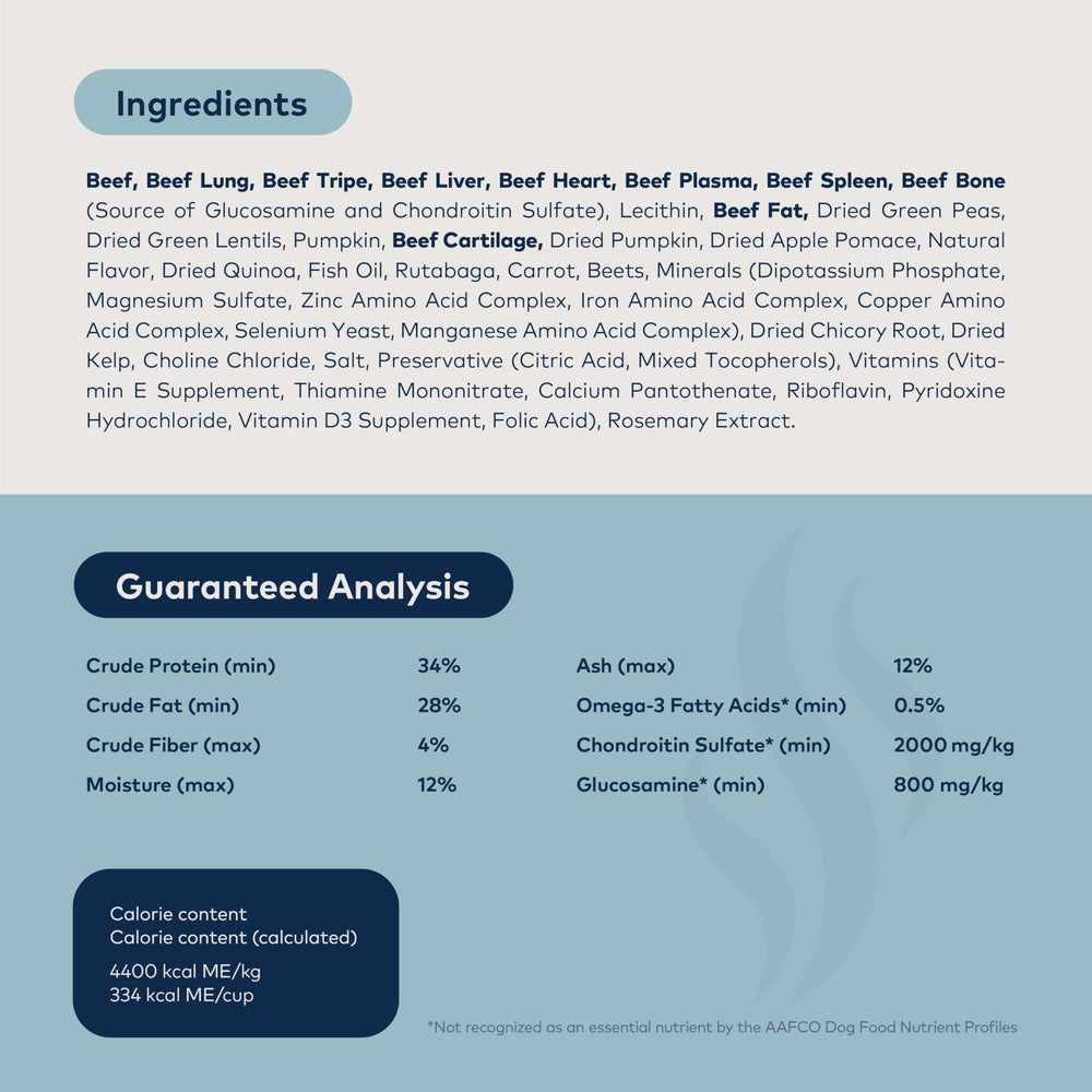 ZIWI Peak pumpkin and chicory root provide natural digestive support for dogs.