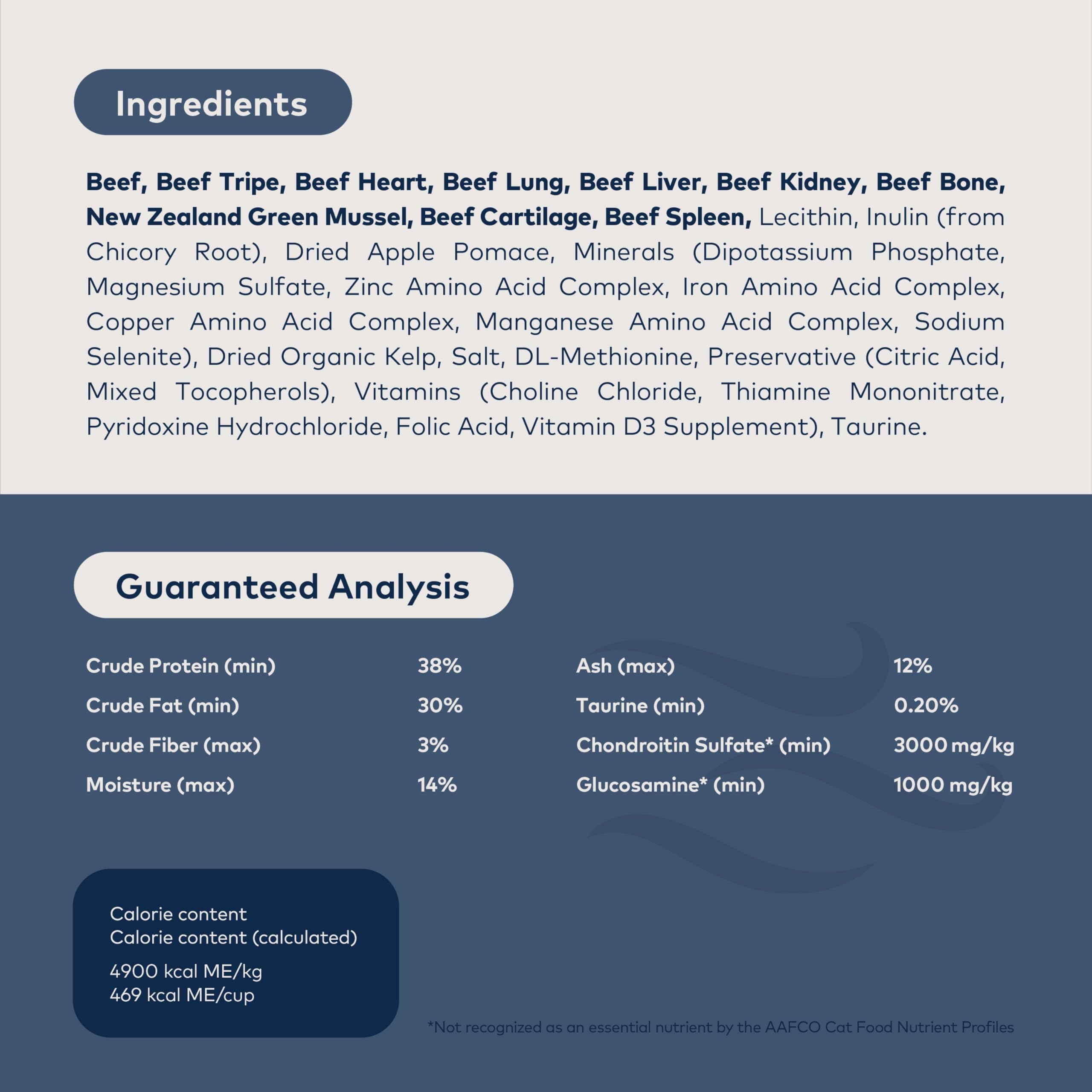 ZIWI Peak green mussels indicate added seafood superfoods for coat and joints.