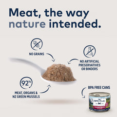 ZIWI Peak venison meal served in a bowl for hydration and satisfaction