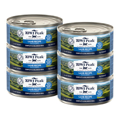 ZIWI Peak Lamb cat food can, high-protein dinner for carnivorous cats.