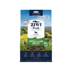 ZIWI Tripe and Lamb air-dried meal in bowl emphasizes a complete grain-free option