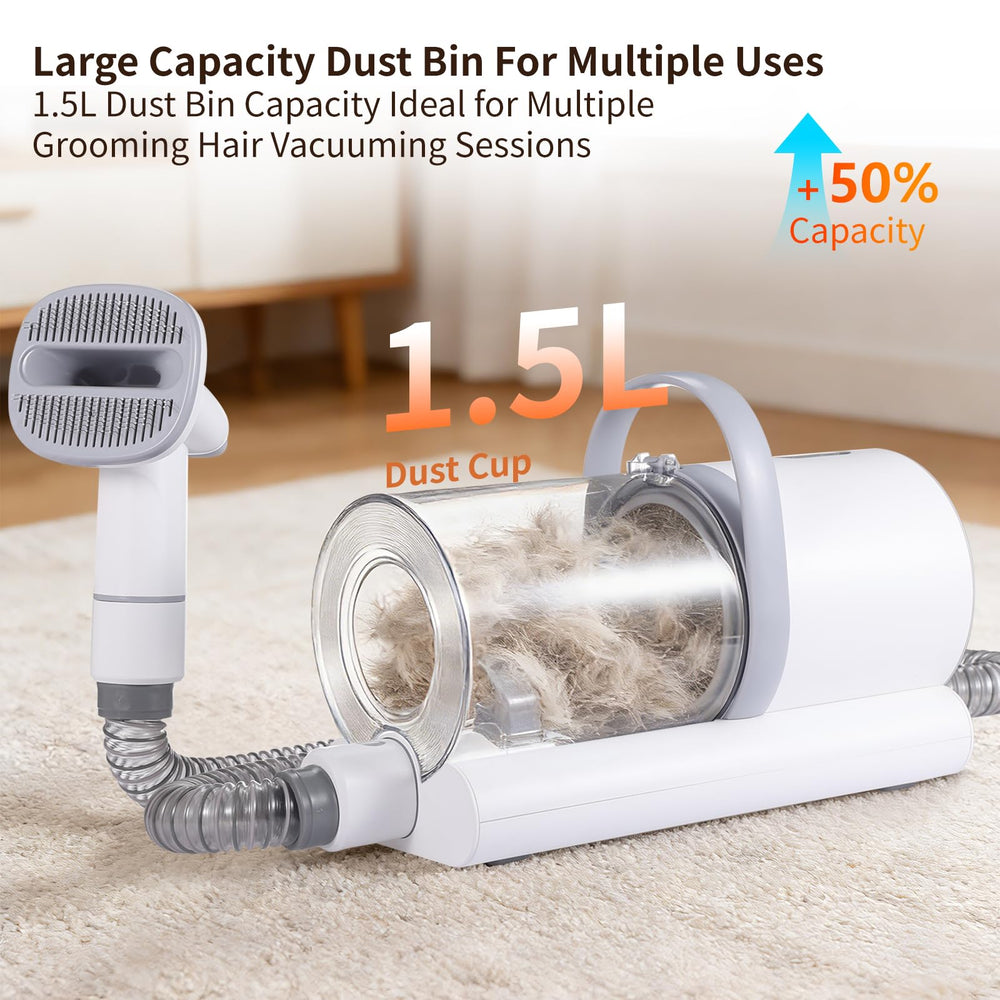 ZKSCool 1.5L dust cup reduces frequent emptying.