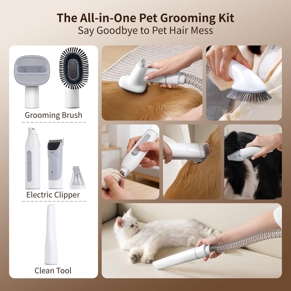ZKSCool detachable guard combs for versatile coat lengths.
