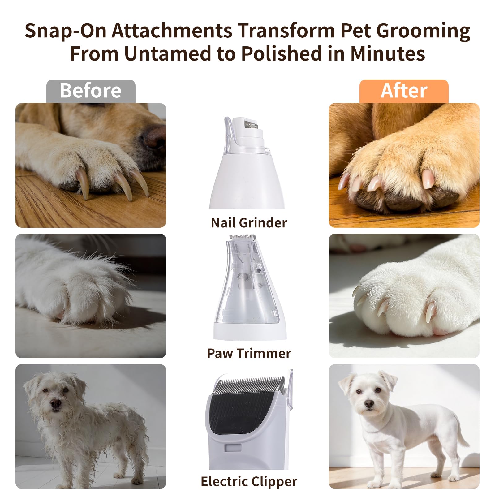 ZKSCool grooming brush and deshedding tool for smoothing fur.