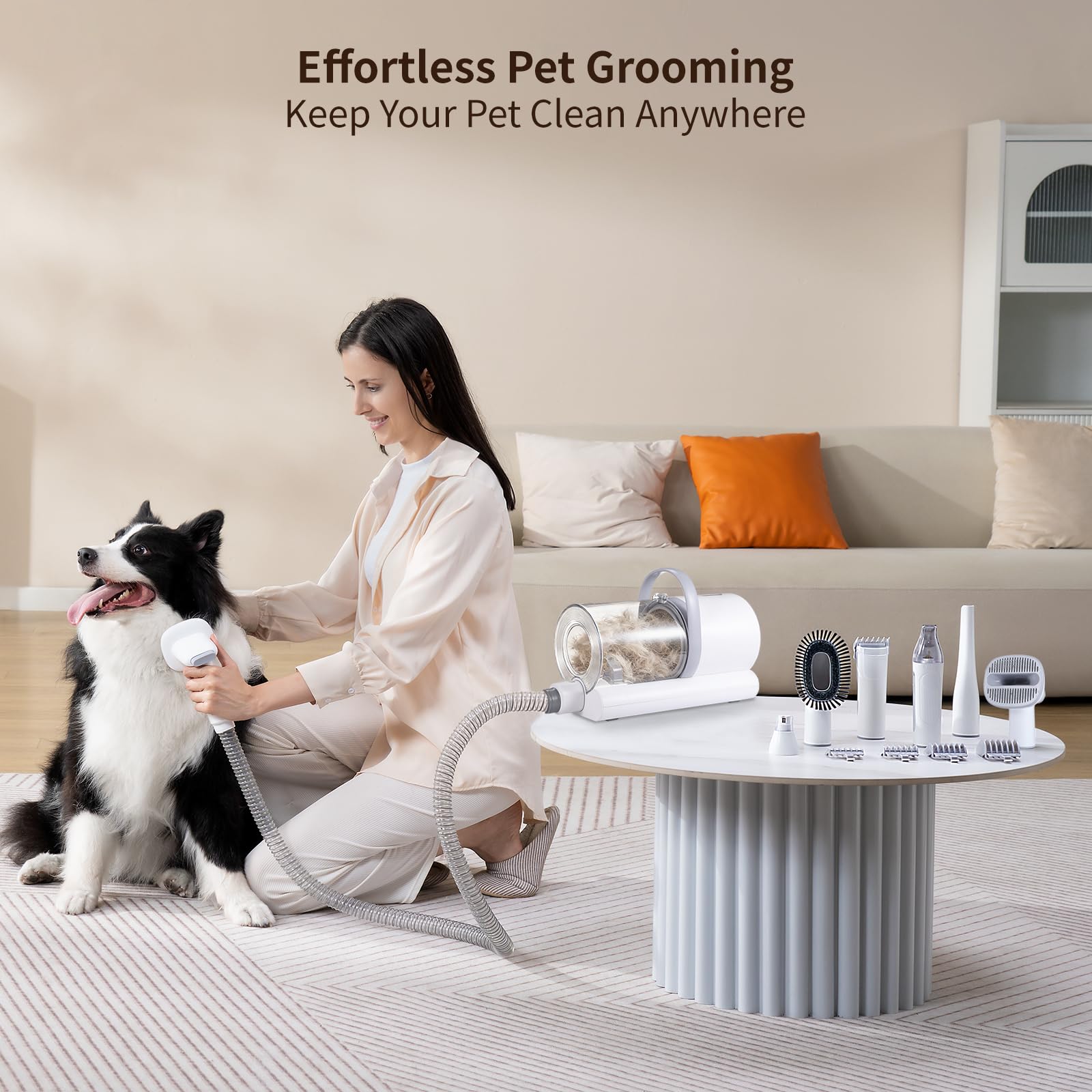 ZKSCool low-noise design keeps pets calm during trimming.