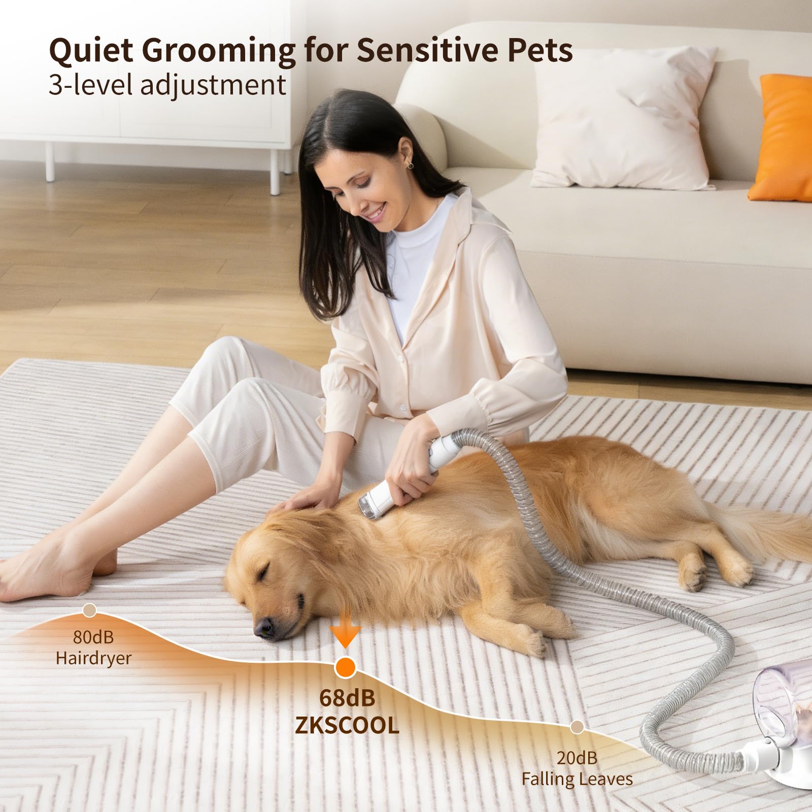 ZKSCool nail grinder tool for quick paw care.