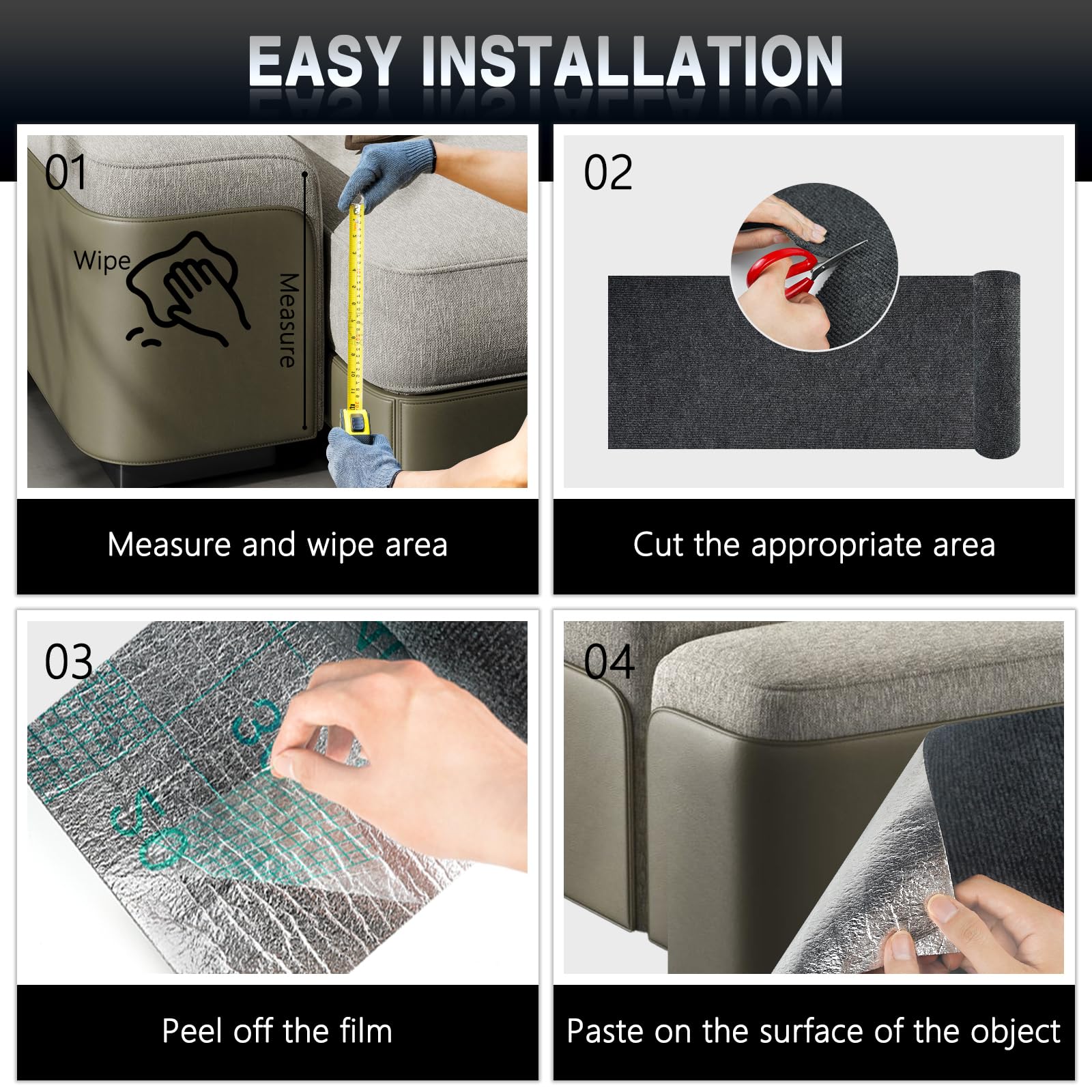 ZLAFM includes eco-friendly adhesive and screws for versatile mounting.