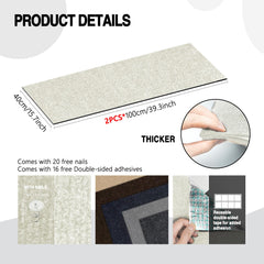 ZLAFM cat scratch mat with self-adhesive back for easy mounting