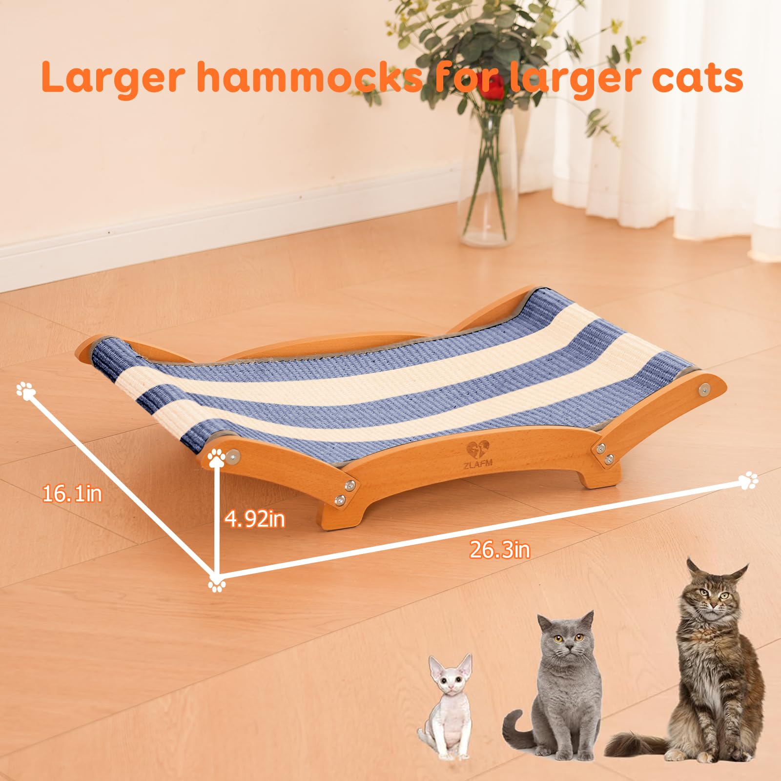 ZLAFM anti-slip base protects floors and keeps unit steady.