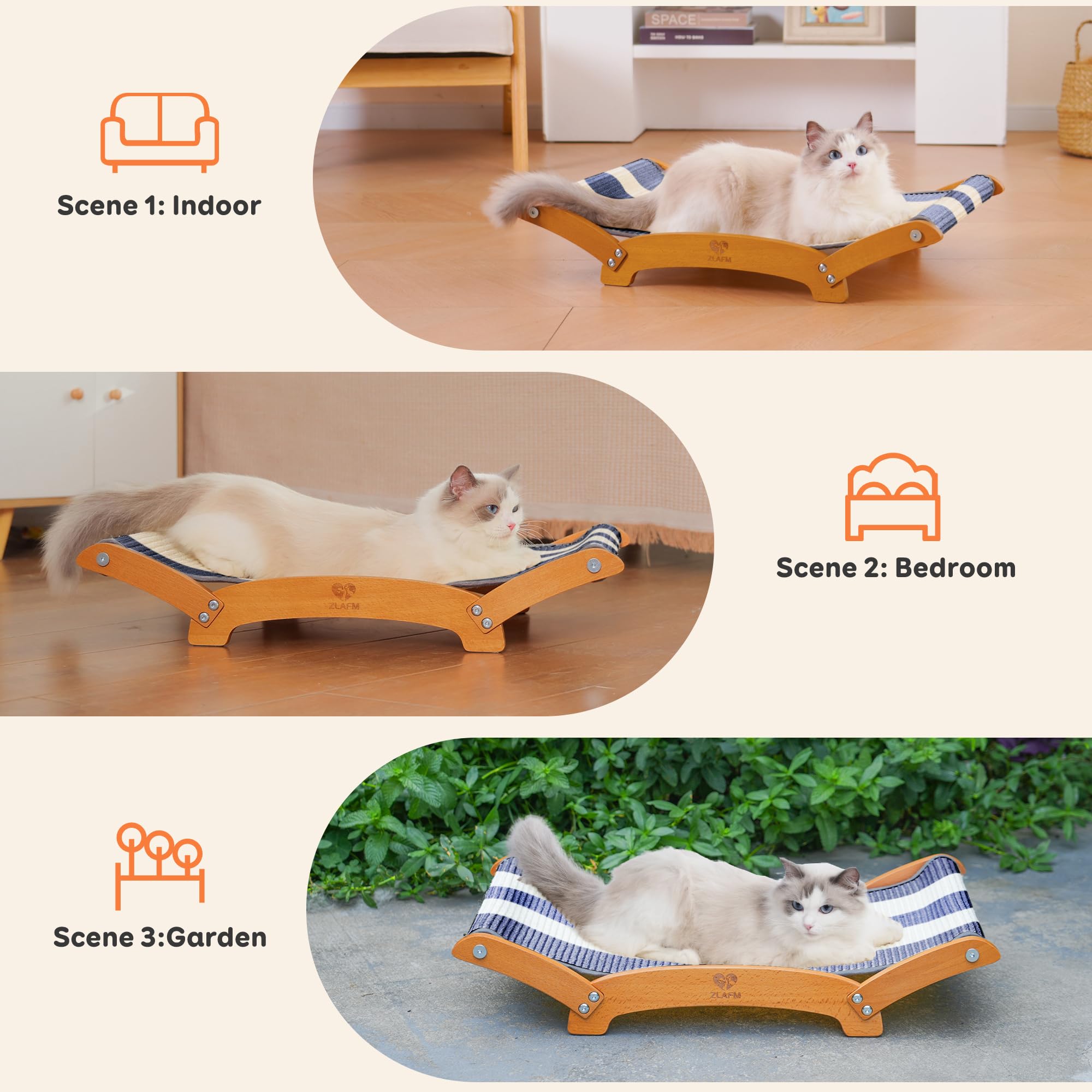 ZLAFM beige-blue color blends with home decor.