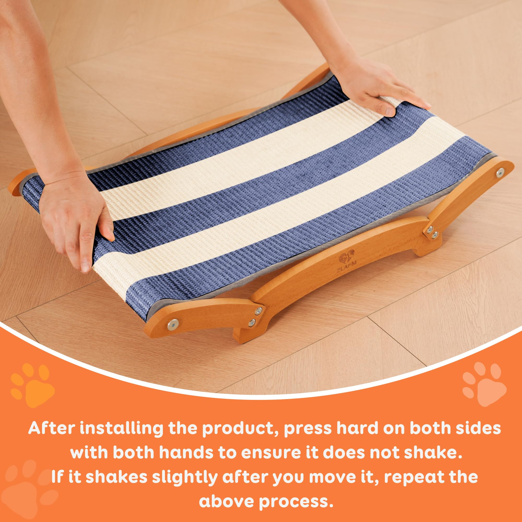 ZLAFM furniture-protecting scratcher redirects claws away from furniture.
