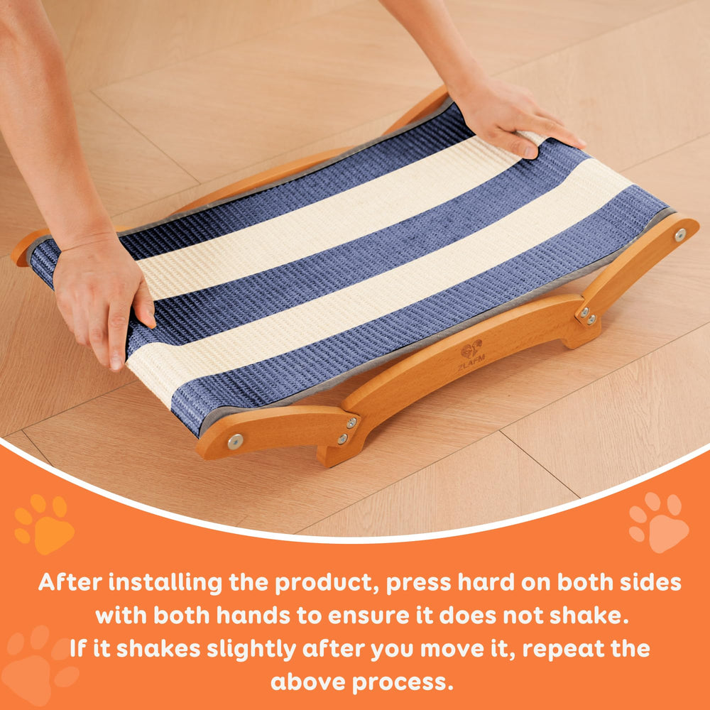 ZLAFM furniture-protecting scratcher redirects claws away from furniture.