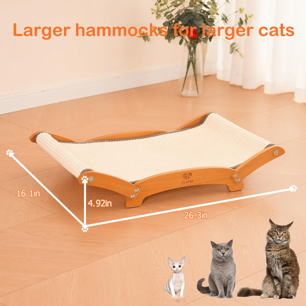 ZLAFM hammock lounging area for cozy cat naps