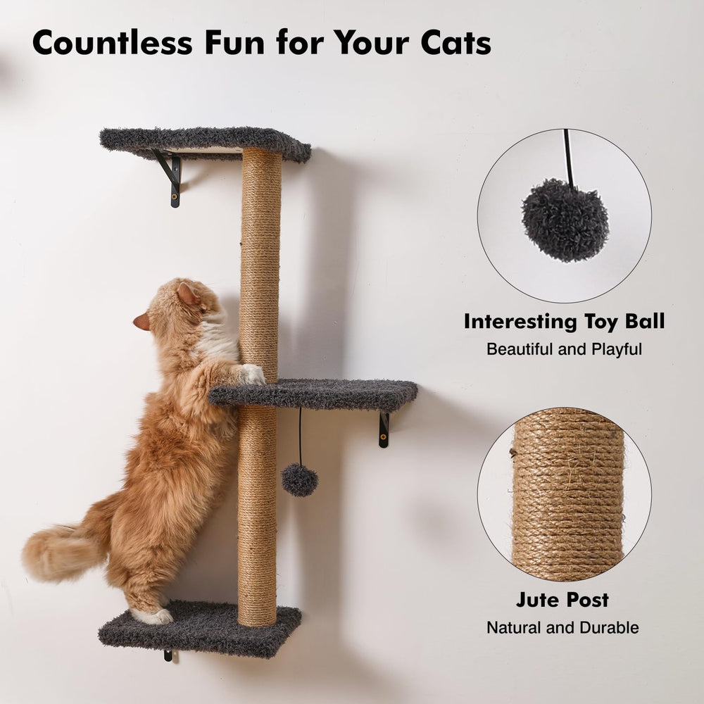 ZLAFM heavy-duty design supports cats up to 40 lbs.