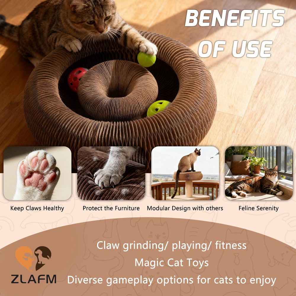ZLAFM Customizable play space for multi-cat households.