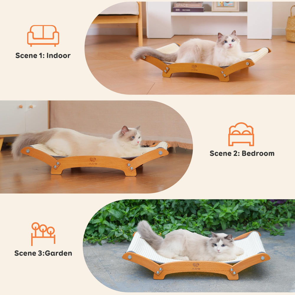 ZLAFM natural sisal surface encourages scratching and play