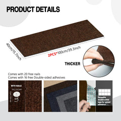 ZLAFM self adhesive cat scratch mat back keeps mats securely attached on surfaces
