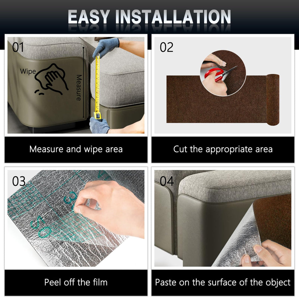 ZLAFM tear resistant felt surface provides durable protection for furniture and cat toys