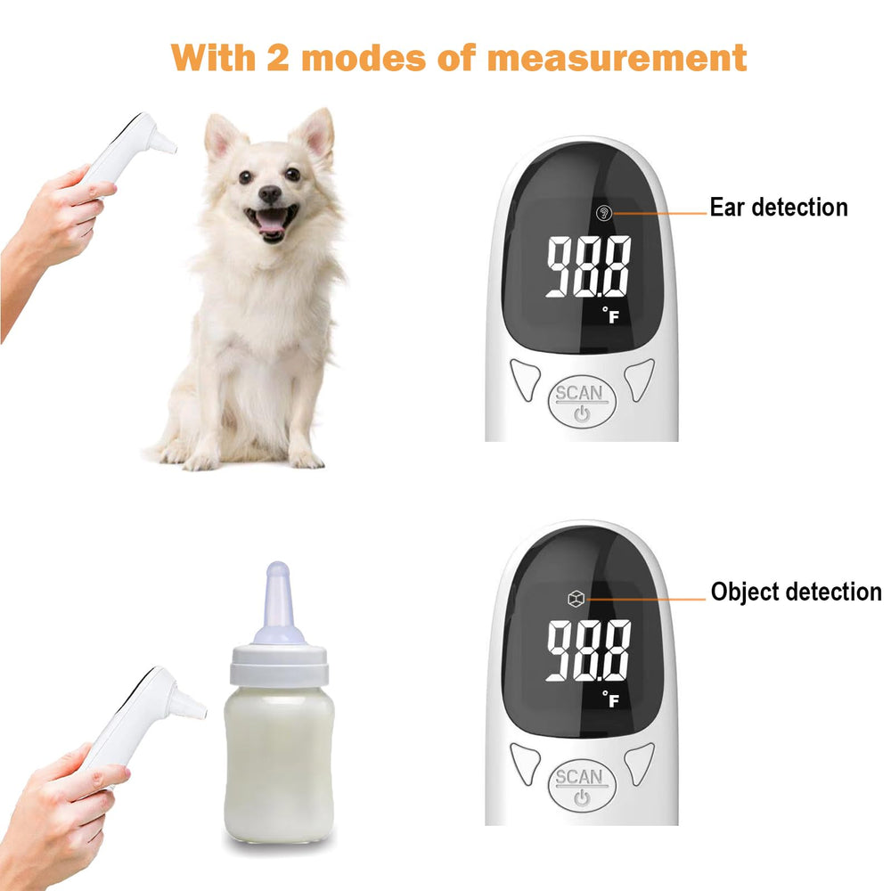 ZLZDIGIH-XB 3-second mode switch enables ear and object readings.