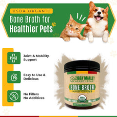 ZMA Pets Ziggy Marley’s powder scoop for easy meal prep and broth
