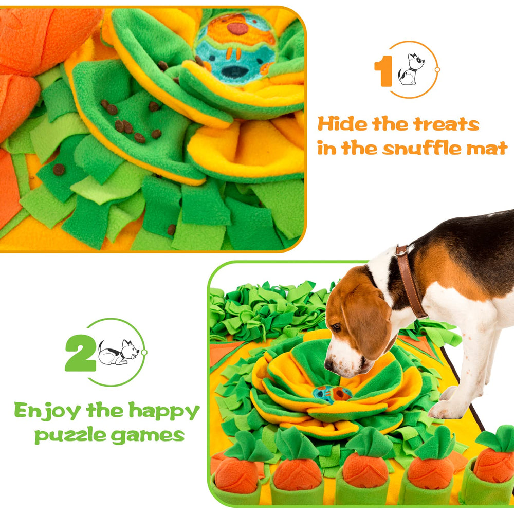 ZMUBB snuffle mat close-up shows durable polyester texture for safe foraging