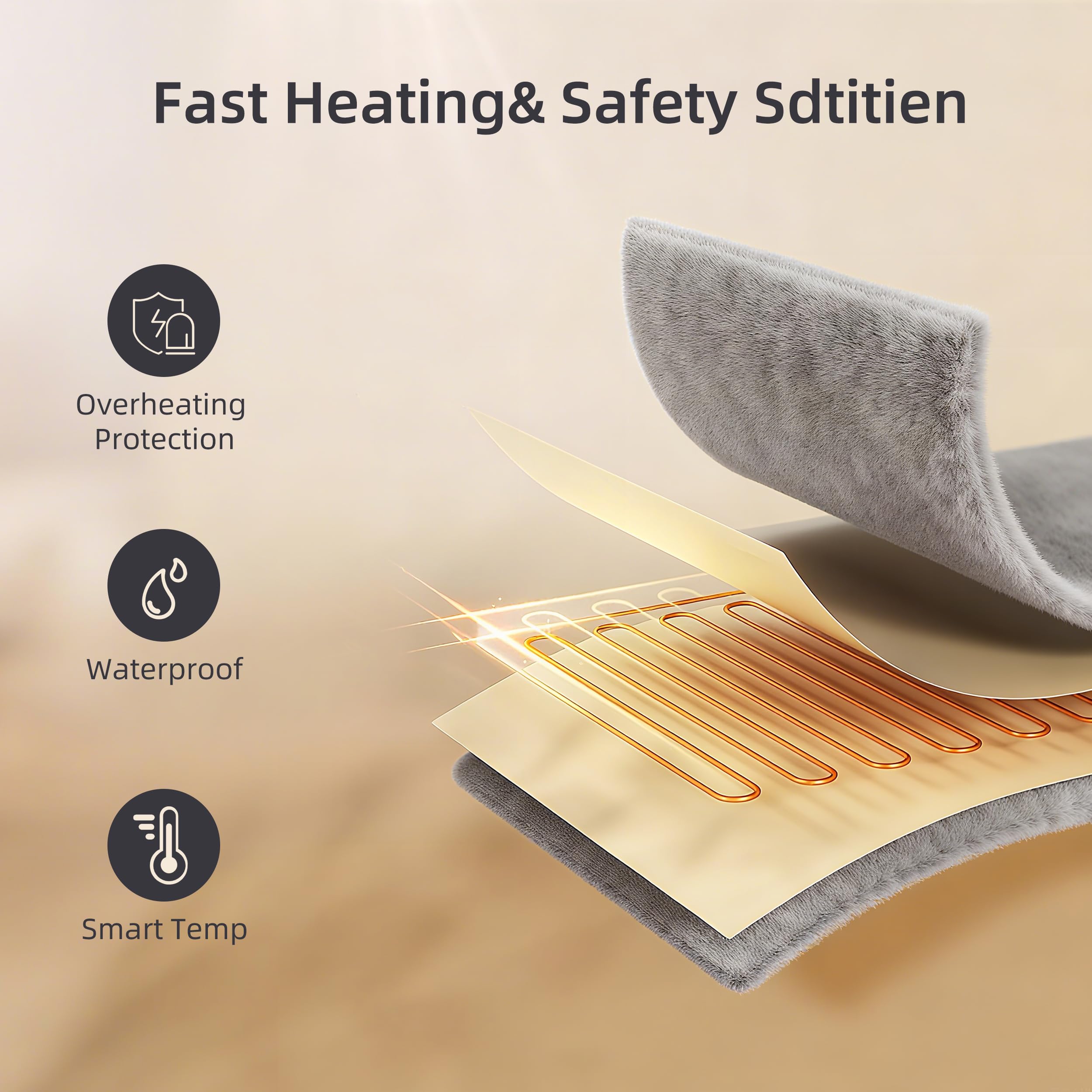 Non-slip bottom helps the bed stay in place on smooth floors.