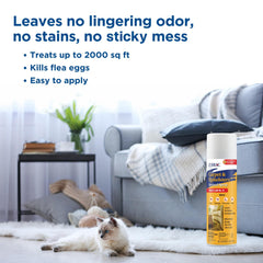 Zodiac FleaTrol spray kills fleas and ticks for up to seven months on surfaces