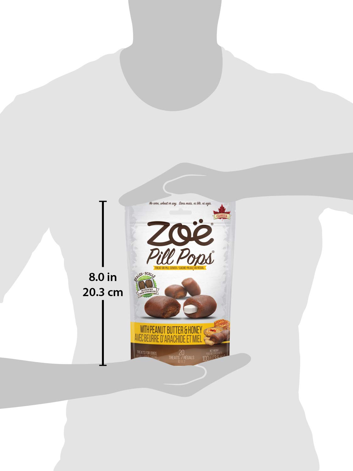 Storage guidance for Zoë Pill Pops in a cool, dry place
