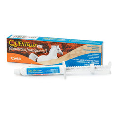 Zoetis Quest Plus Gel syringe enables precise horse dosing