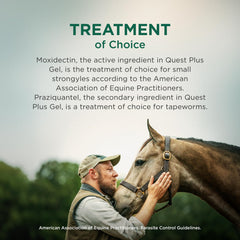 Broad-spectrum coverage of common horse parasites