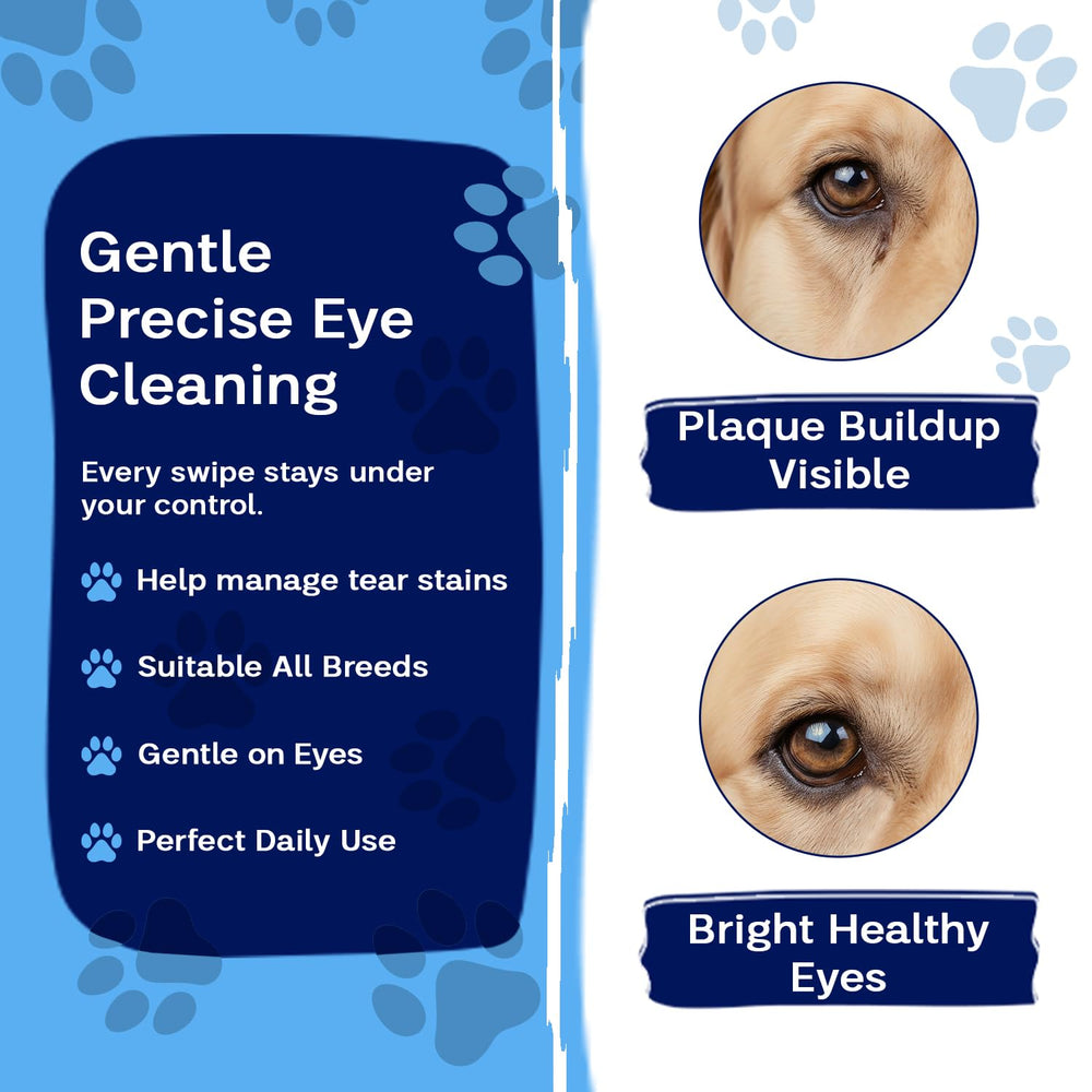 Zoila Pets Eye Wipes unscented option for sensitive eyes.