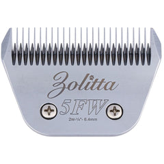ZOLITTA 5WF wide blade front view for fast grooming on large pets