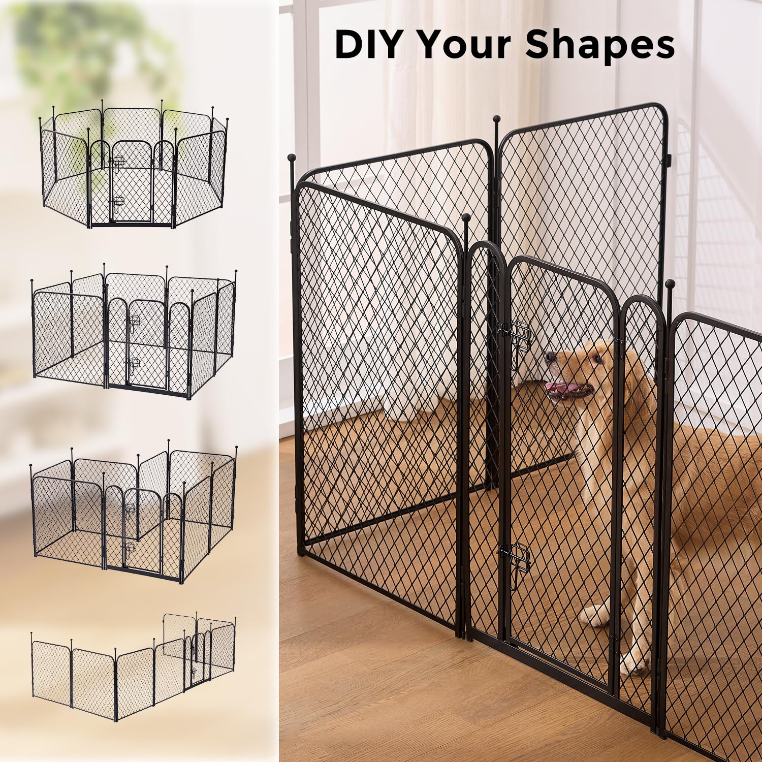 ZOMISIA portable dog pen ideal for camping and RV trips.