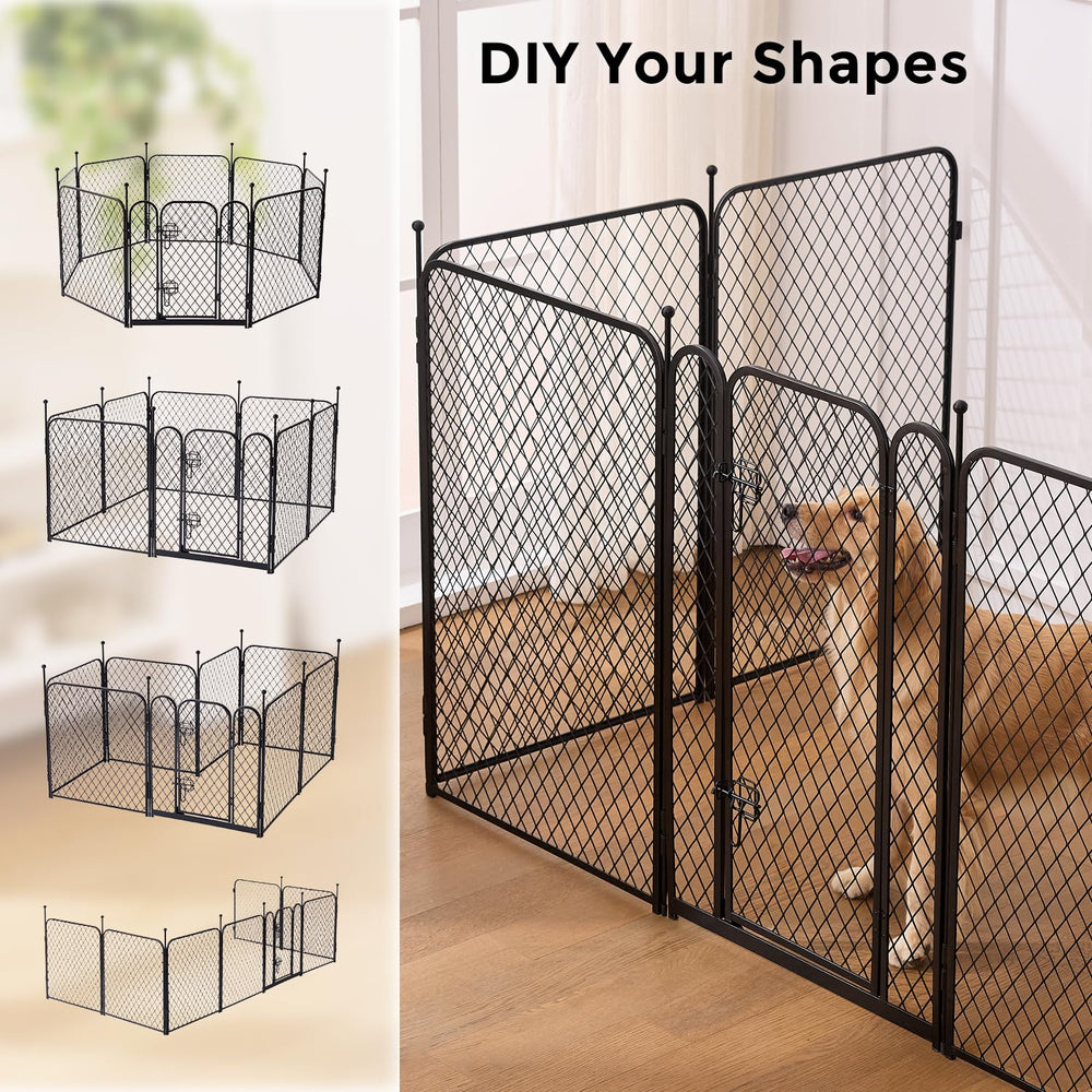 ZOMISIA portable dog pen ideal for camping and RV trips.