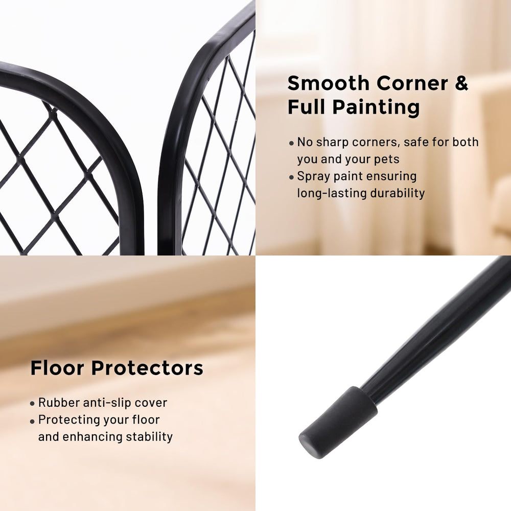 ZOMISIA rubber floor protectors prevent scratches on floors.