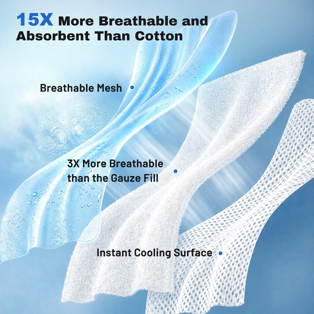 Close-up of ZOMISIA air-core breathable layer for comfort