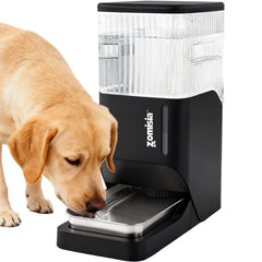 ZOMISIA automatic dog water dispenser with gravity-fed design for calm, steady hydration.