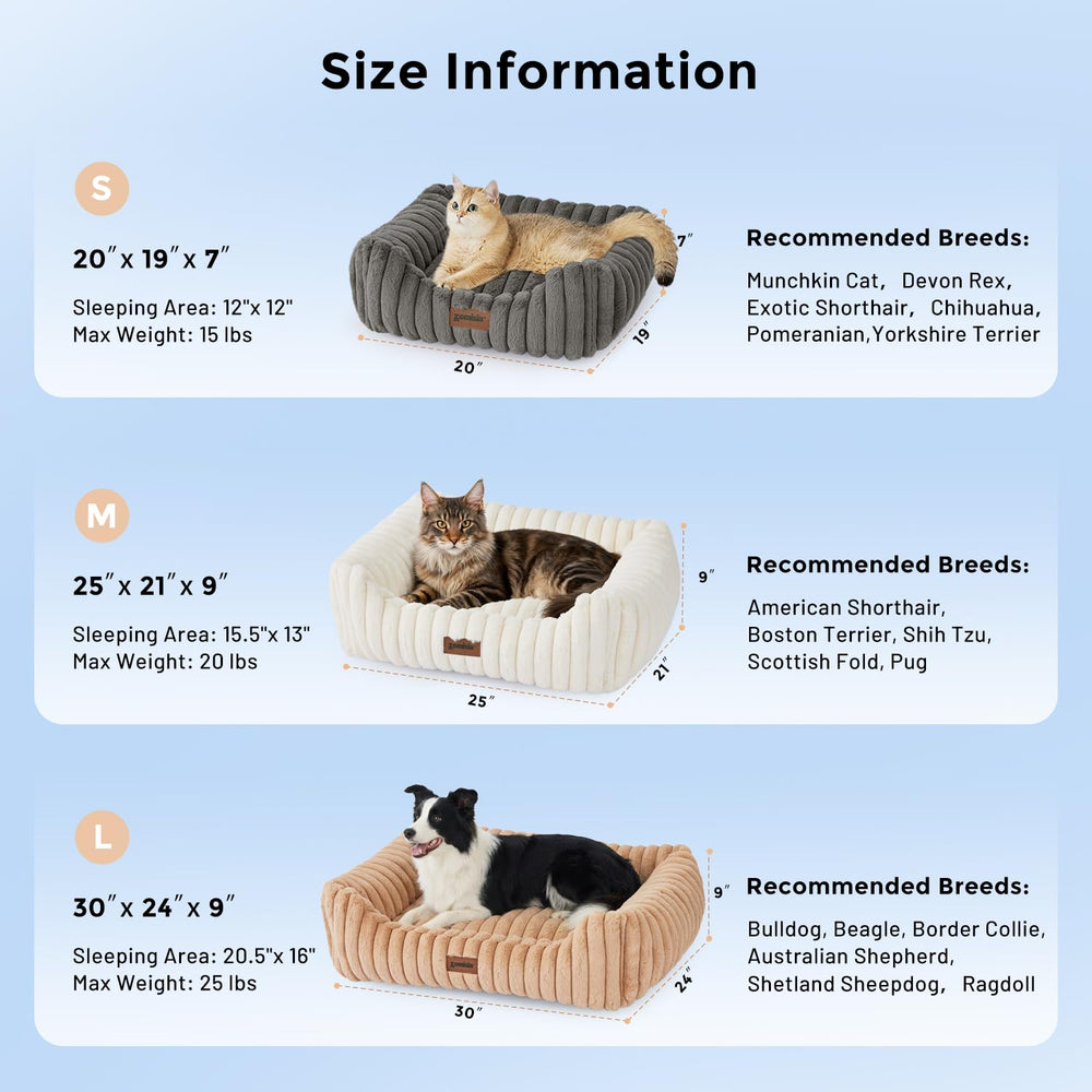 ZOMISIA fluffy removable cover for easy cleaning and warm cuddles.