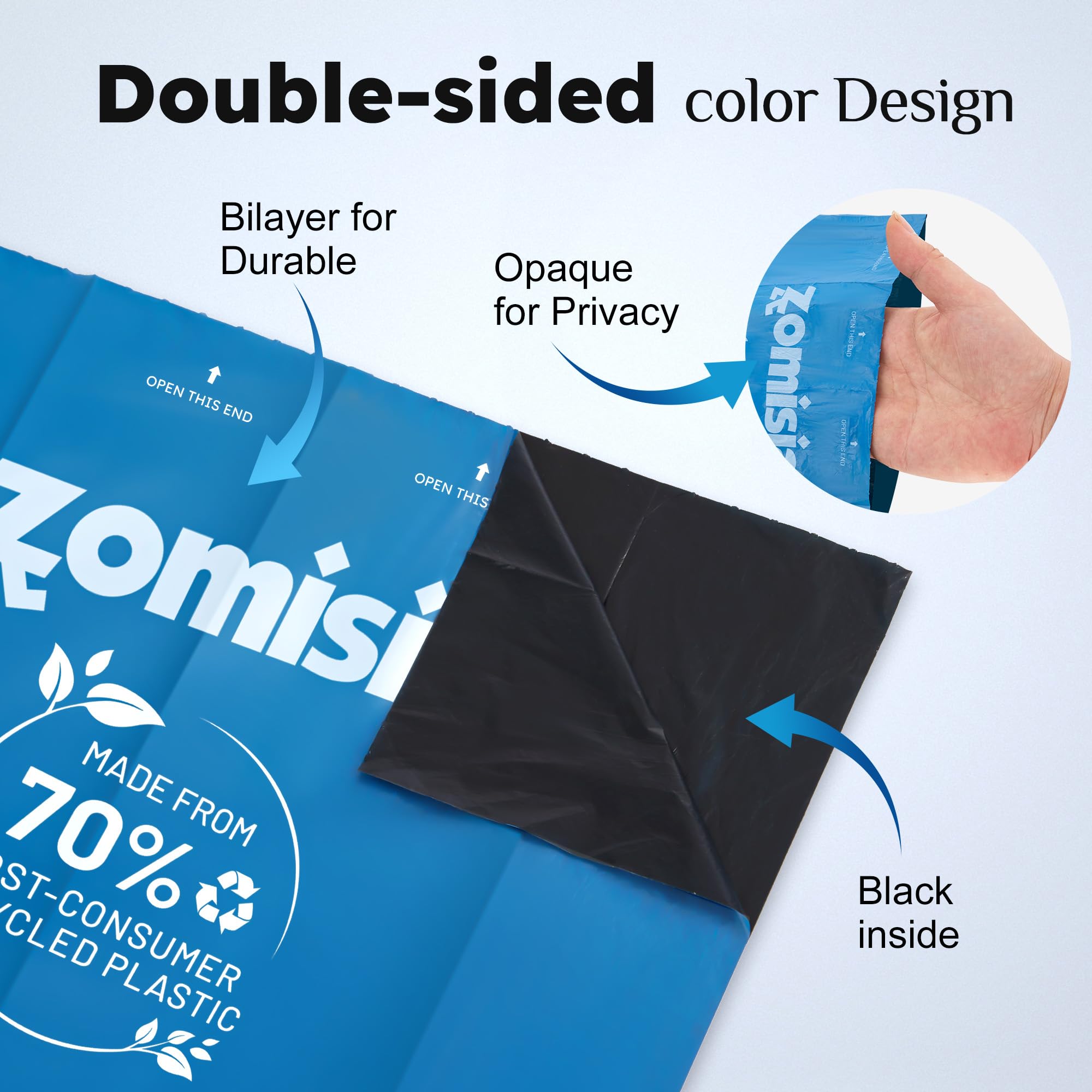 ZOMISIA capsule-storage bag with rubber strap keeps bags accessible during strolls.