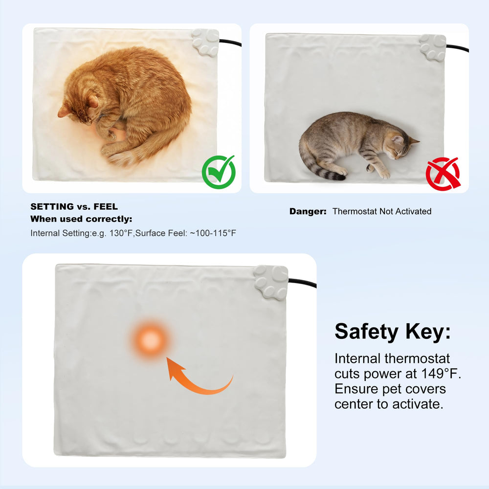 Removable fleece cover on ZOMISIA pad enables quick cleaning and comfort