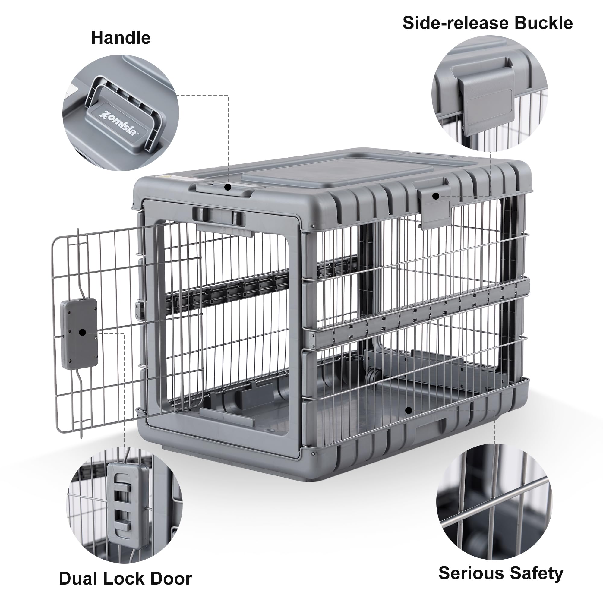 ZOMISIA squeeze latch locks provide quick secure closures
