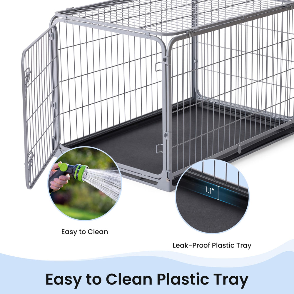ZOMISIA indoor and outdoor use collapsible dog crate