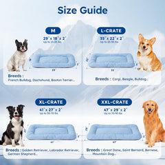 Zomisia cooling dog bed close-up fabric emphasizes cool-touch surface and airflow.