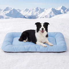 ZOMISIA cooling dog bed top view, spacious surface keeping large dogs cool